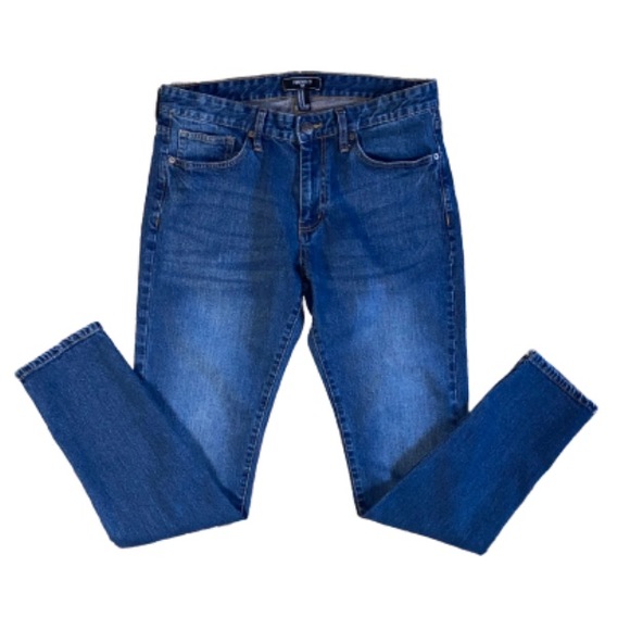 Forever 21 Men’s Blue Skinny Jeans Size 33 - Picture 2 of 7